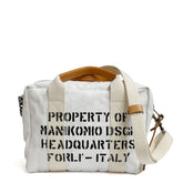 Borsa MANIKOMIO Aviator's Kit AN6505 -1 Marty Olona Cotton - White